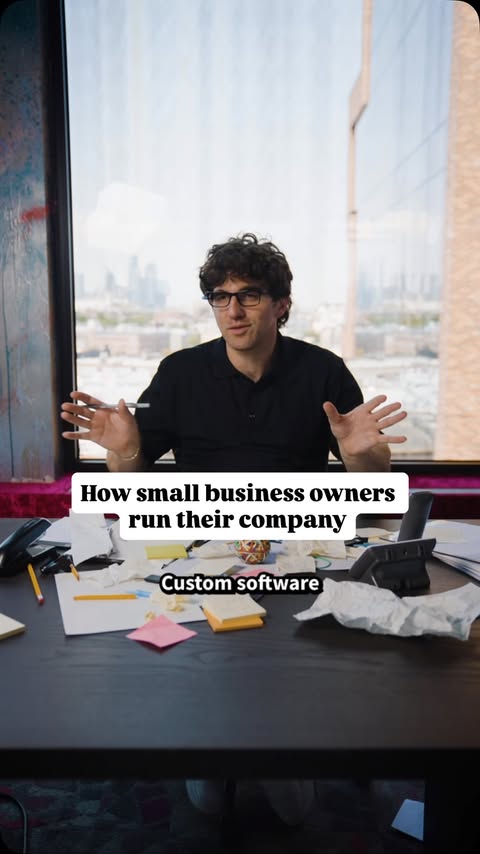 Instagram post by @austinnasso for Emergent Labs. Caption reads: [...] use some custom software built with....