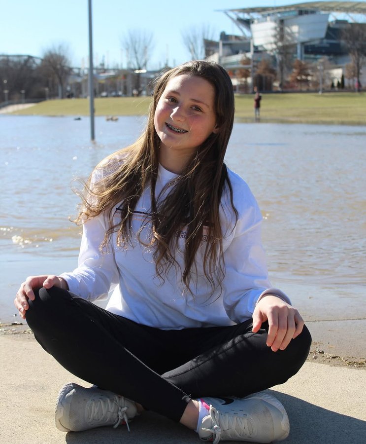 Instagram post by @briannah_howard for Champion Teamwear. Caption reads: [...] ENOUGH just as you are 🤍 

Shirt:....