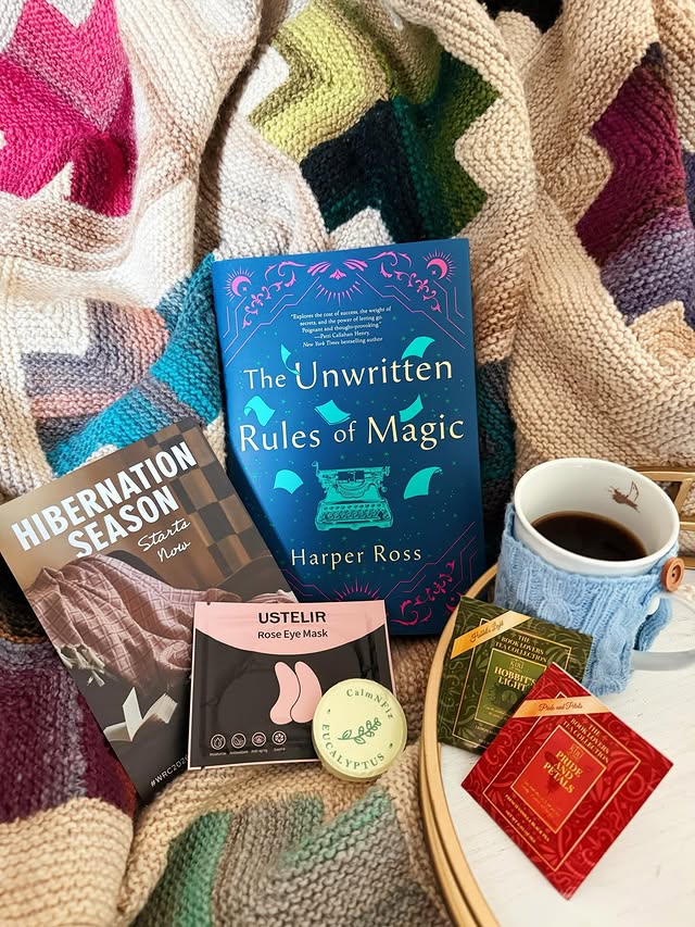 Instagram post by @aneedleinmybookstack for BookSparks. Caption reads: [...] to the Great Indoors! Many thanks to....