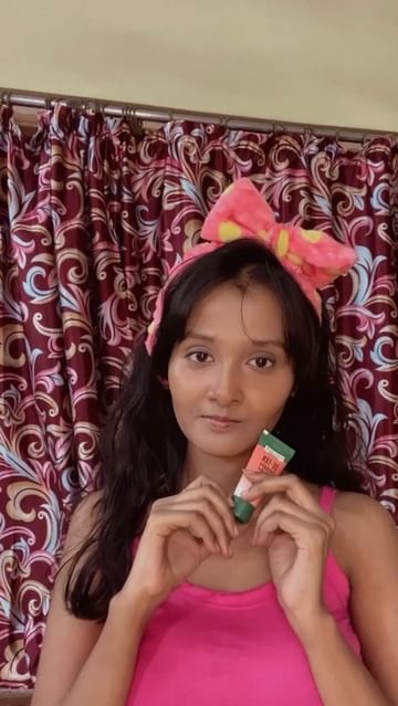 Instagram post by @ankyyberrry for Nature’s Essence. Caption reads: #Ad  Your skin definitely need some love after....