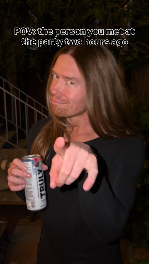 Instagram post by @ericfeldman9 for Truly Hard Seltzer. Caption reads: You’ve never had a friend like the one you just....