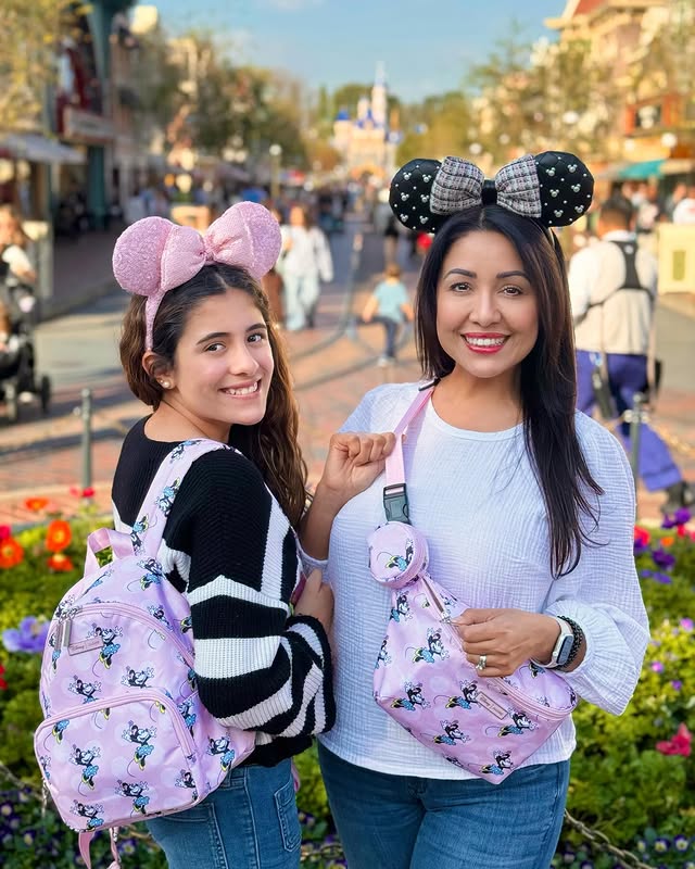 Instagram post by @monicaplus_2 for JuJuBe. Caption reads: [...] inner Minnie Mouse with this new iconic....