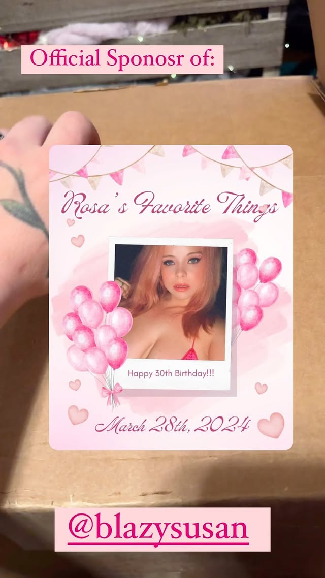 Instagram post by @rosa_notso_nice for Blazy Susan. Caption reads: Shout out to the whole team over at @blazysusan....