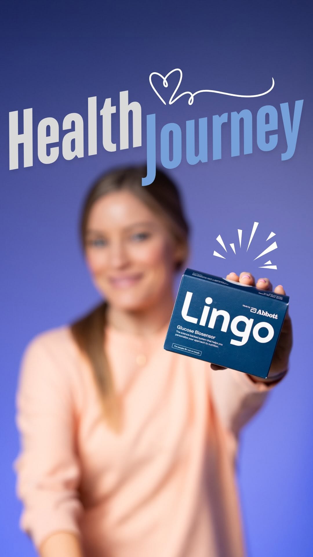 Instagram post by @ijustine for Abbott. Caption reads: Staying on track can be a full-time job. This is....