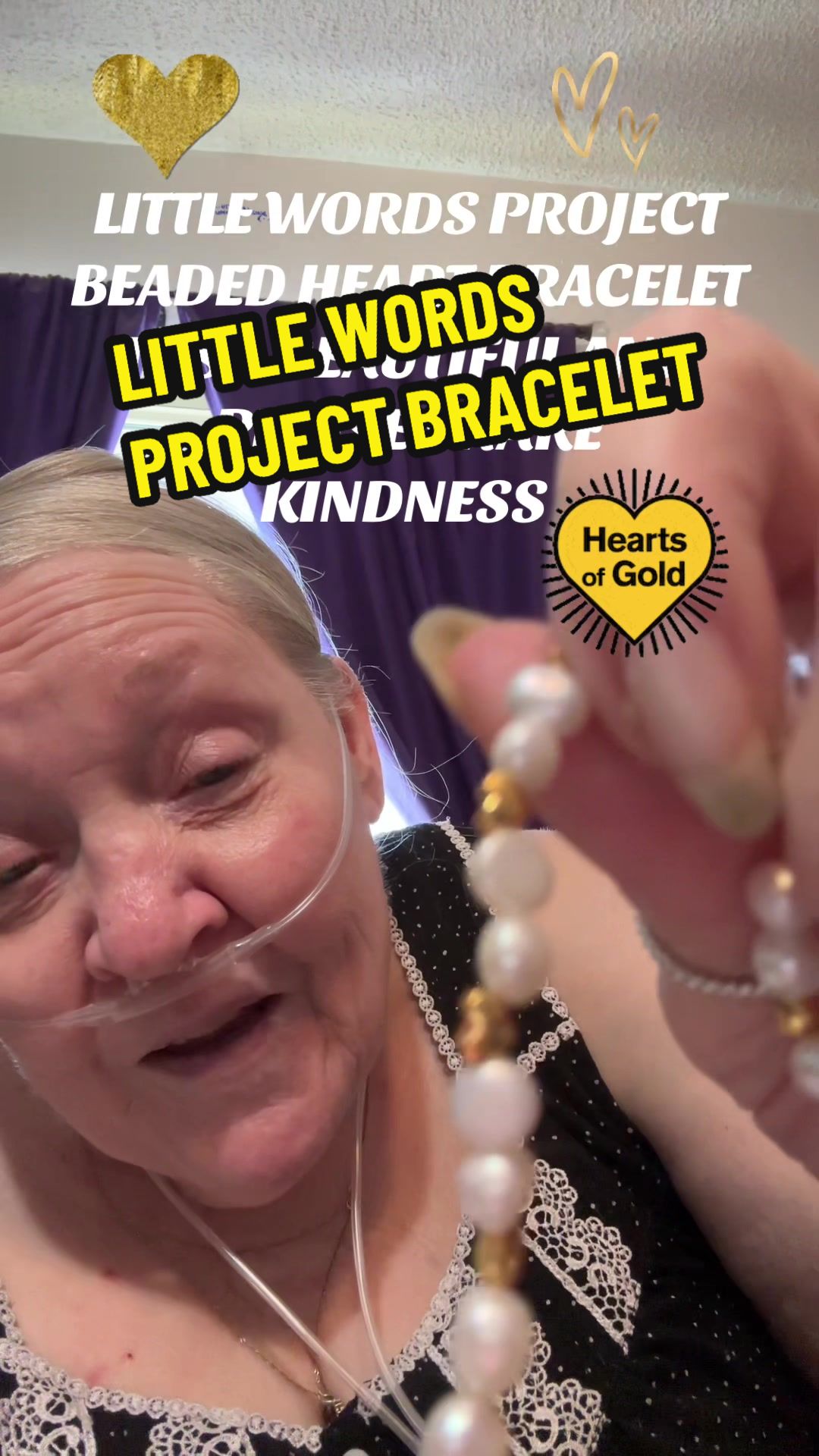 TikTok post by @sheriecewebbcampb for Little Words Project. Caption reads: #littlewordsproject #bracelet [...].