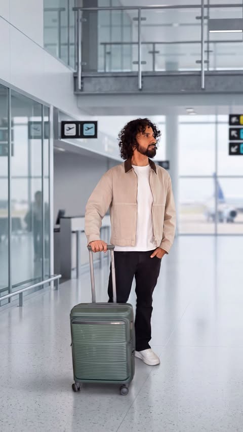 Instagram post by @siddharthajoshi for Samsonite. Caption reads: [...] to Europe with just one bag! Took the....
