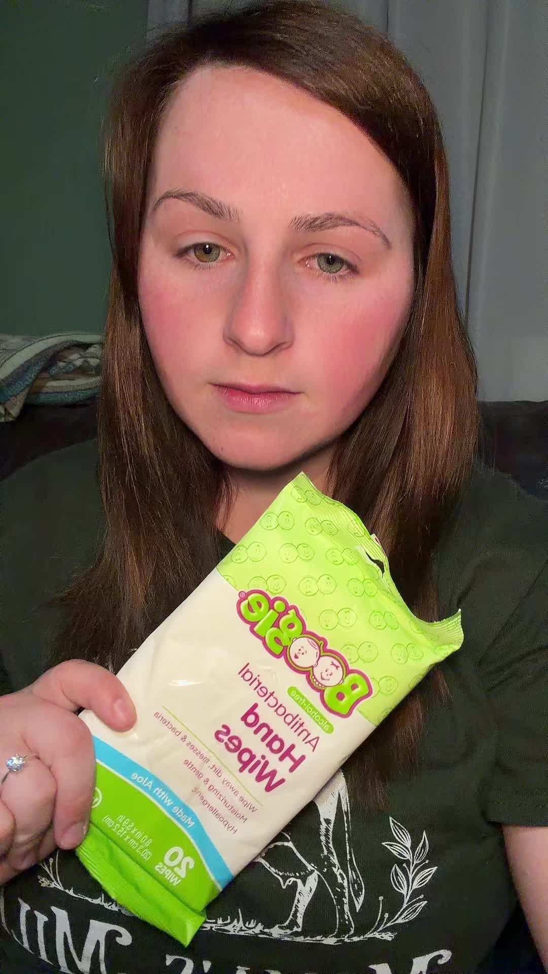 TikTok post by @shyannf22 for Boogie Wipes. Caption reads: Check out boogie for all your needs!! @Boogie....
