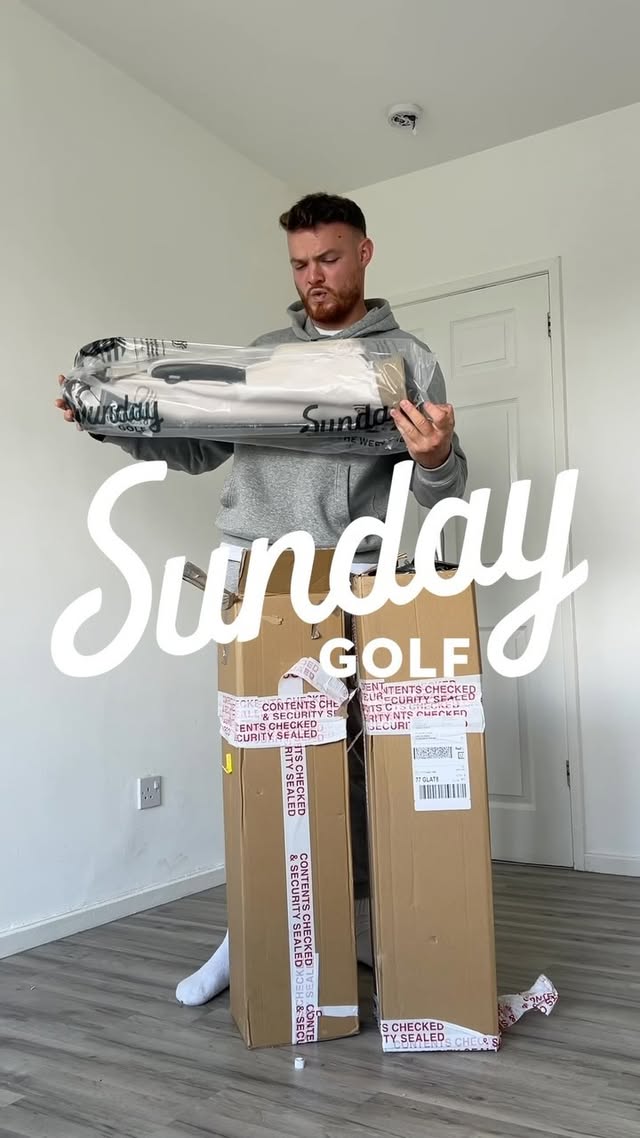 Instagram post by @pingittt for Sunday Golf. Caption reads: [...] to announce that ai’ve partnered with....