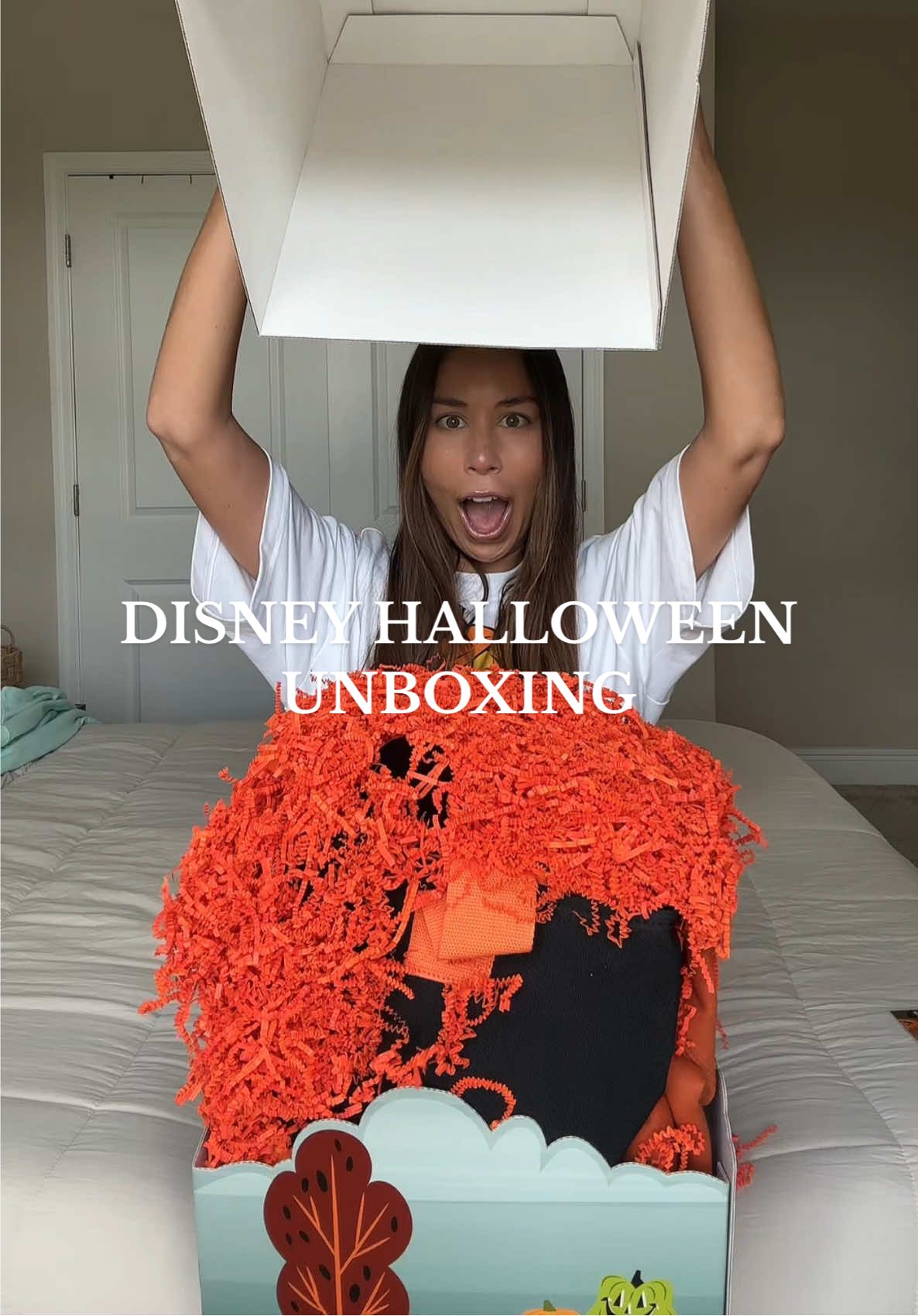 TikTok post by @jordynsleek for Disney Store. Caption reads: The 2025 Disney Halloween merch is so good this....