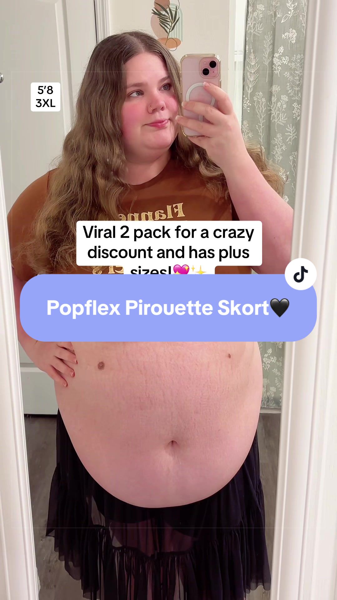 TikTok post by @vibingranolamom for POPFLEX. Caption reads: I’m in loooveee 🖤@POPFLEX Active #popflex....