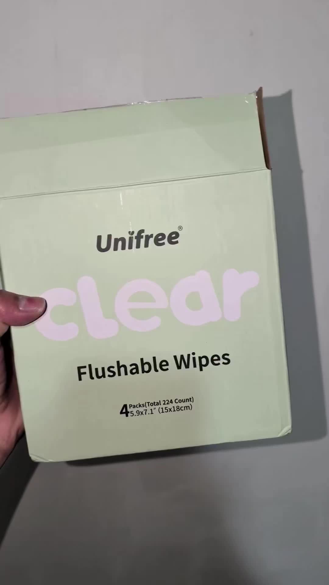 TikTok post by @deniserxmero for Unifree US. Caption reads: @UnifreeUS This is the second time buying these....