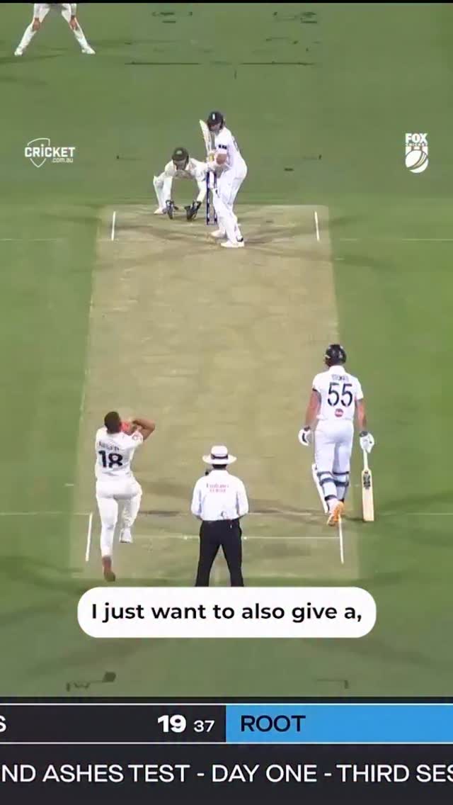 Instagram post by @cricketcomau for Qantas. Caption reads: Still getting over THAT runout by Josh Inglis....