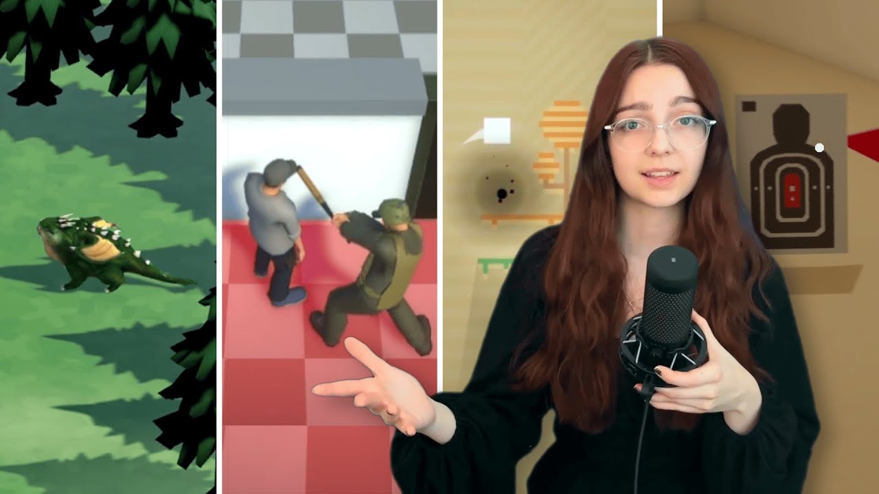 YouTube post by @JuniperDev for Fiverr. Caption reads: I Hired 4 Developers To Make The Same Game.