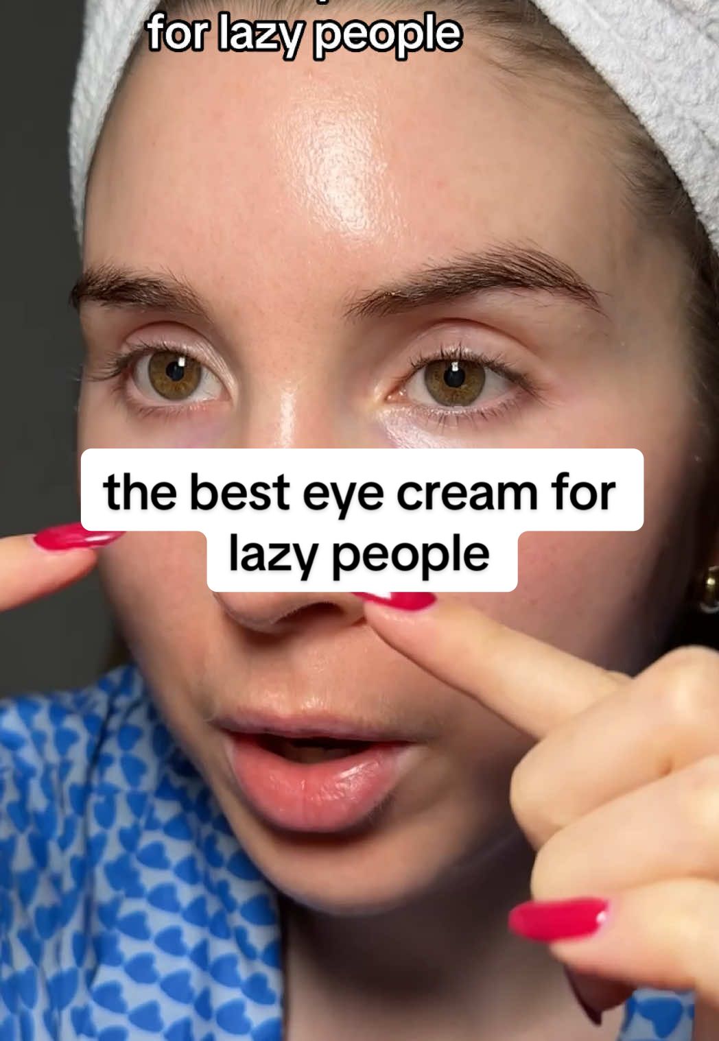 TikTok post by @natalie_oneillll for Dr Sam Bunting. Caption reads: AD @Dr Sam's Skincare flawless nightly eye is a....