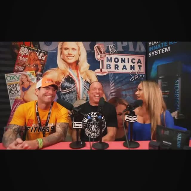 Instagram post by @officialmonicabrant for STEMREGEN. Caption reads: [...] Show Cohost @dylangemelli Presented by....