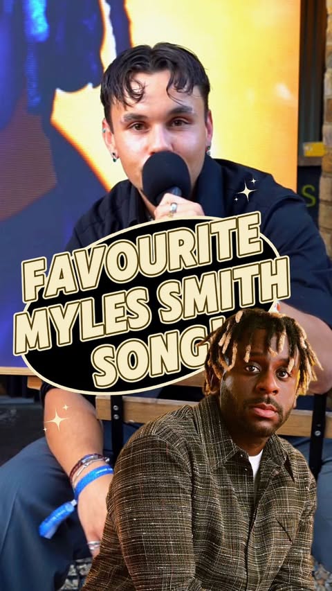 Instagram post by @youshouldmedia for Sony Music. Caption reads: What’s Your Favourite @mylessmithuk Song?....