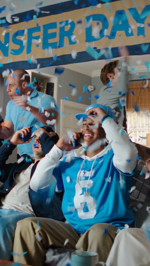 Instagram post by @trinidadchambliss1 for AT&T. Caption reads: Y'all had eyes on the wrong transfer 🟦....