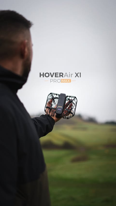 Instagram post by @shot.byjose for HOVERAir. Caption reads: [...] the year with the best moments captured by....