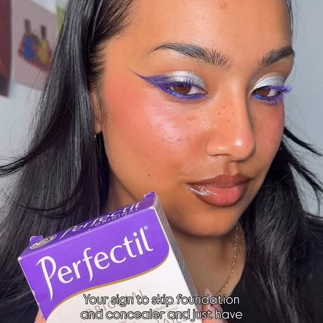 Instagram post by @maytahmi for Vitabiotics. Caption reads: #ad Had to bring back some foundation-free makeup....