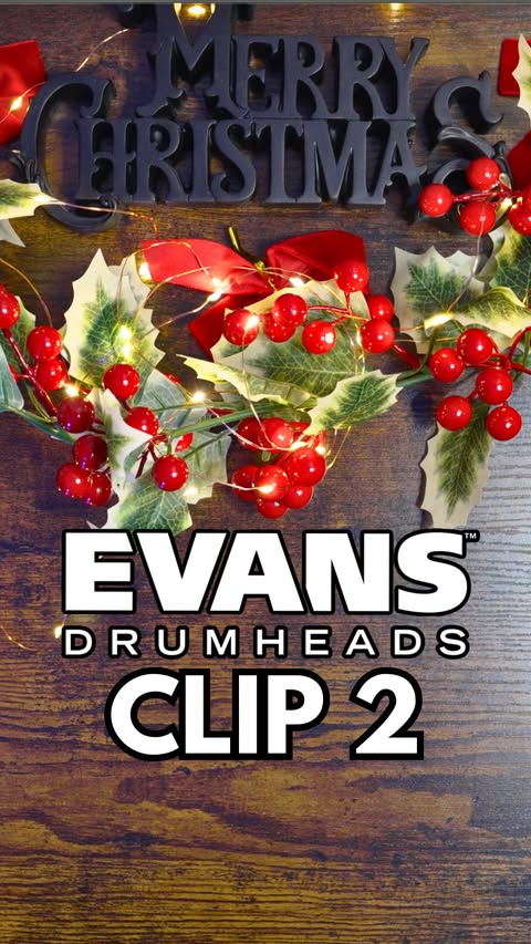 Instagram post by @arizonadrummer for EVANS Drumheads. Caption reads: 🎄🥁2025 DRUMMER HOLIDAY GIFT GUIDE! 🎁🥁

In this....