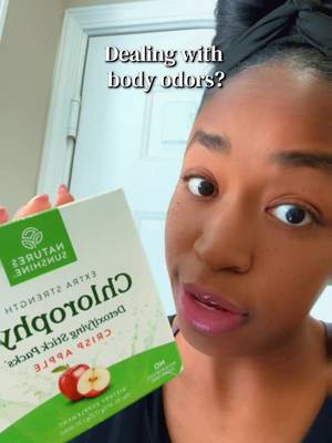 TikTok post by @keonasdeals for Nature's Sunshine. Caption reads: @Nature's Sunshine chlorophyll stick packs help....