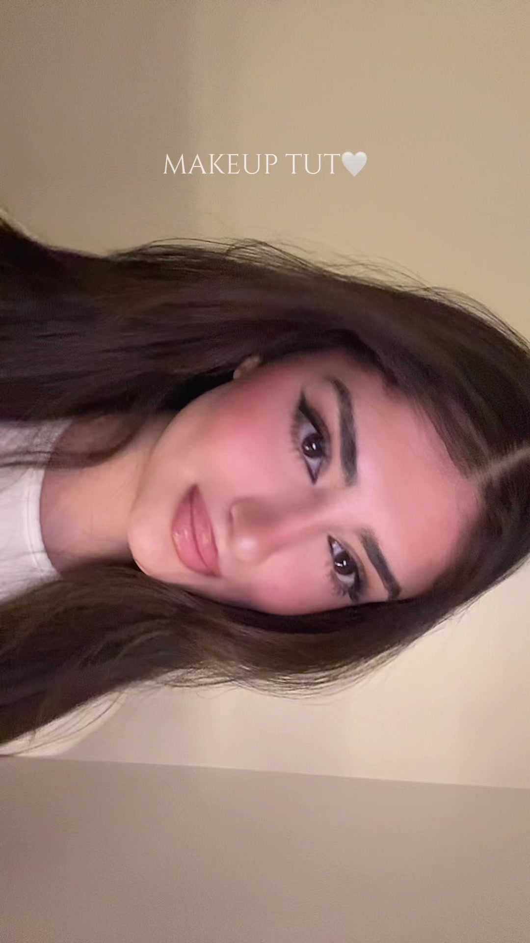 TikTok post by @nancyrofaa for Make Up For Ever. Caption reads: ✨💄 products used: @Rhode - barrier butter....