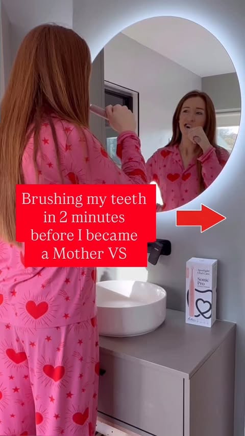 Instagram post by @sue_dan_house for Spotlight Oral Care. Caption reads: All jokes aside 😂 #Ad @spotlight_oral_care have....