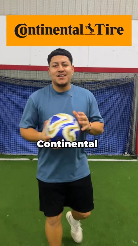 Instagram post by @imluppe for Continental Tire. Caption reads: [...] soccer ⚽️🙌🏽 @continental_tire....