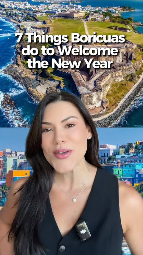 Instagram post by @distritotmobile for Discover Puerto Rico. Caption reads: If you think the holidays are over… not in Puerto....