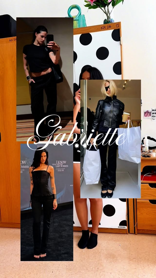 Instagram post by @ivycatrett for ISABEL MARANT. Caption reads: queen gabriette 

everything is thrifted....