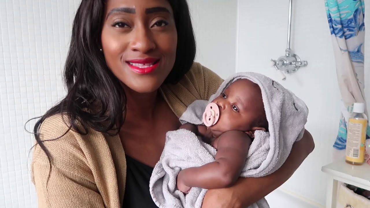 YouTube post by @BibianaYettyVlogs for Channel Mum. Caption reads: NEWBORN BABY EVENING ROUTINE | TIPS TO GET YOUR....