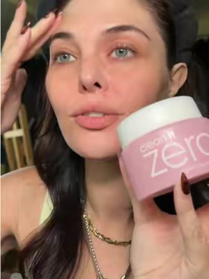 TikTok post by @jodieping for Banila Co USA. Caption reads: @BANILA CO GLOBAL #cleansingbalm #skincleaning....