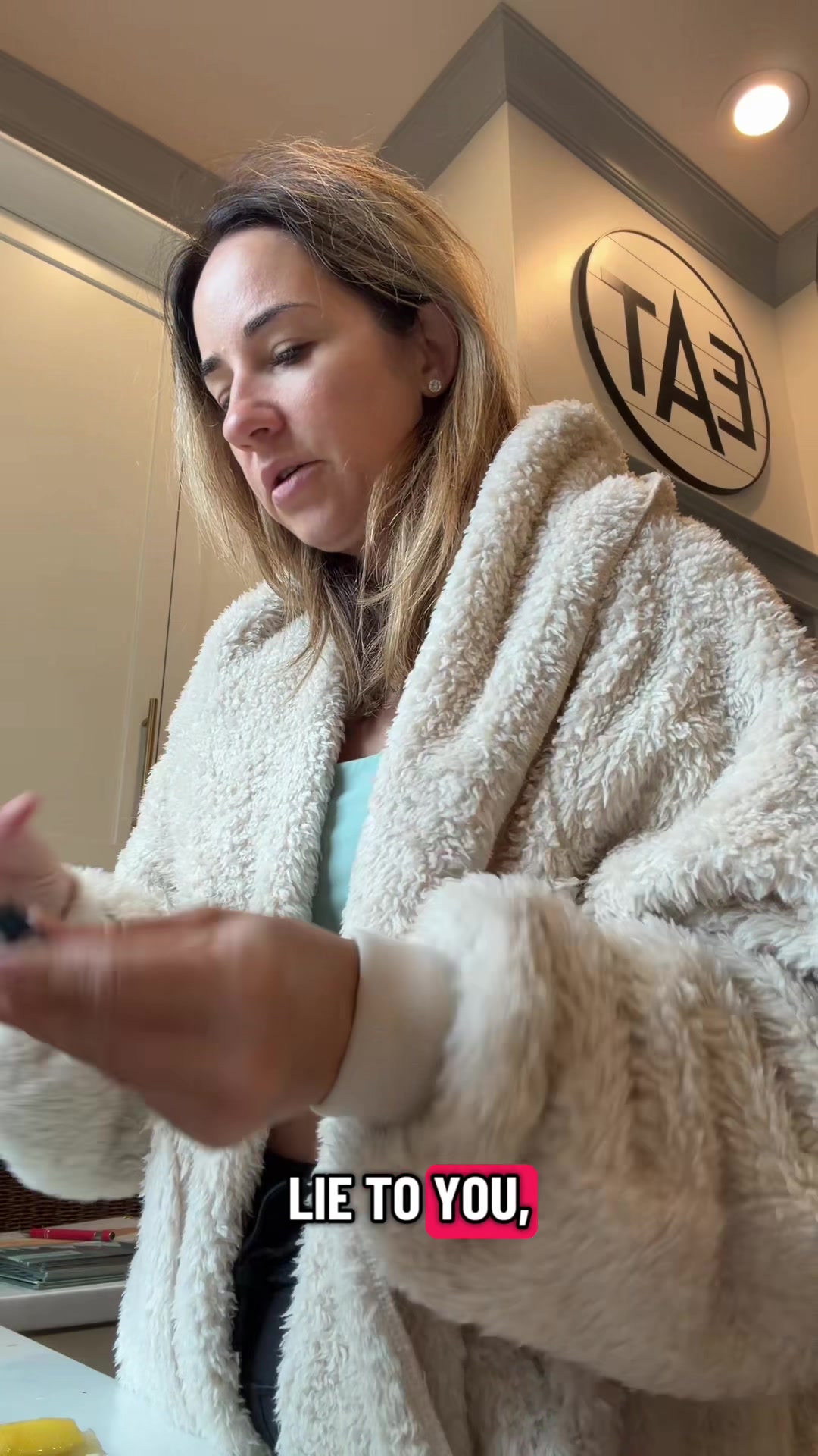 TikTok post by @heather.wife.momma for Bare Bones. Caption reads: [...] every 👏🏻 single 👏🏻 day 👏🏻 @Bare Bones....