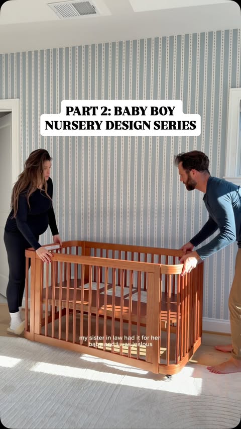 Instagram post by @thekatiebeach for Nestig. Caption reads: Obsessed with how this is coming along!! Follow....