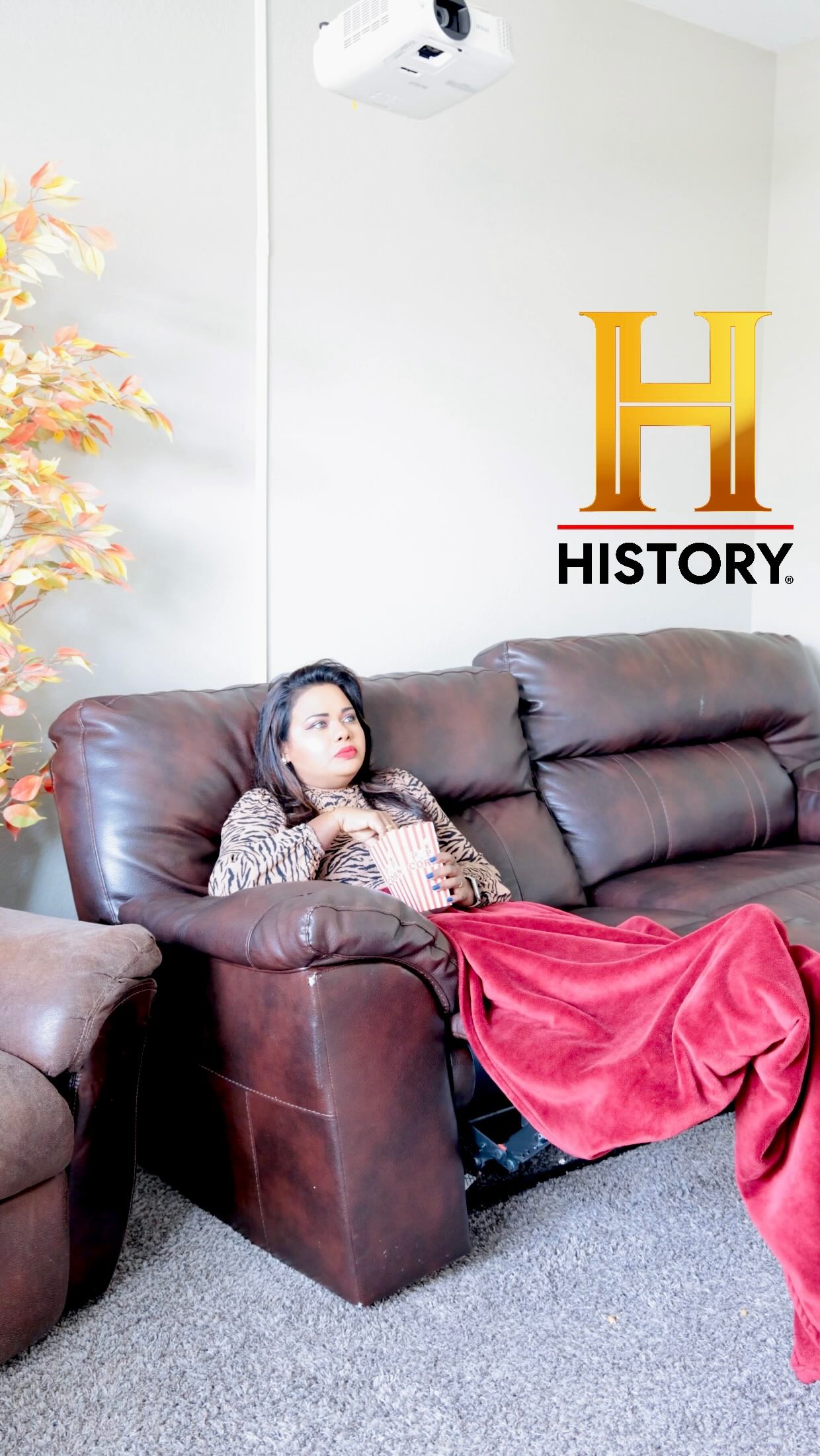 Instagram post by @fashionmejen for HISTORY. Caption reads: #Ad #History_Partner I’ve partnered with The....