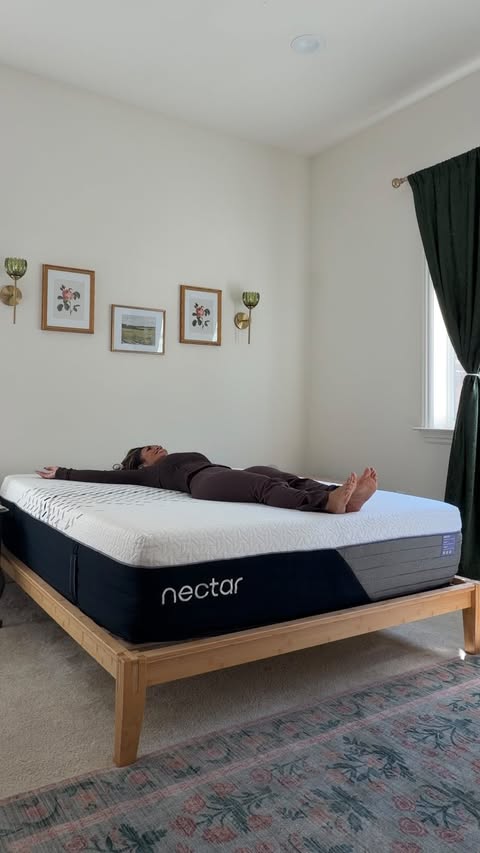 Instagram post by @npen for Nectar Sleep. Caption reads: [...] feels so much more like home. 🤍 Shop....