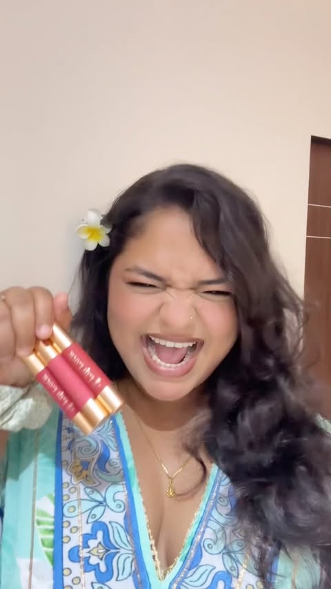Instagram post by @life_with_priyankaa for Character Cosmetics. Caption reads: @characterparisindia ‘s 🤏🏻😎 #lipshades....