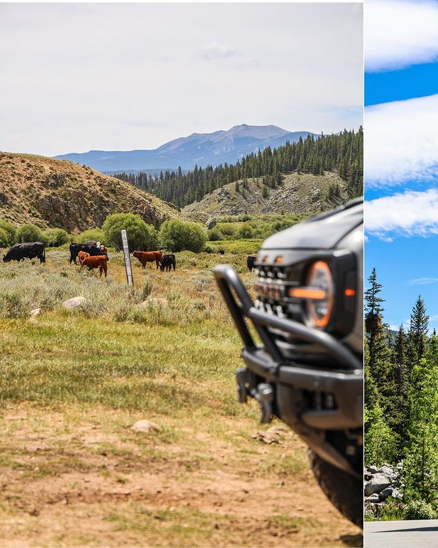 Instagram post by @badoverland for DV8 Offroad. Caption reads: Colorado has been an absolute dream. 🏔️
Peep the....