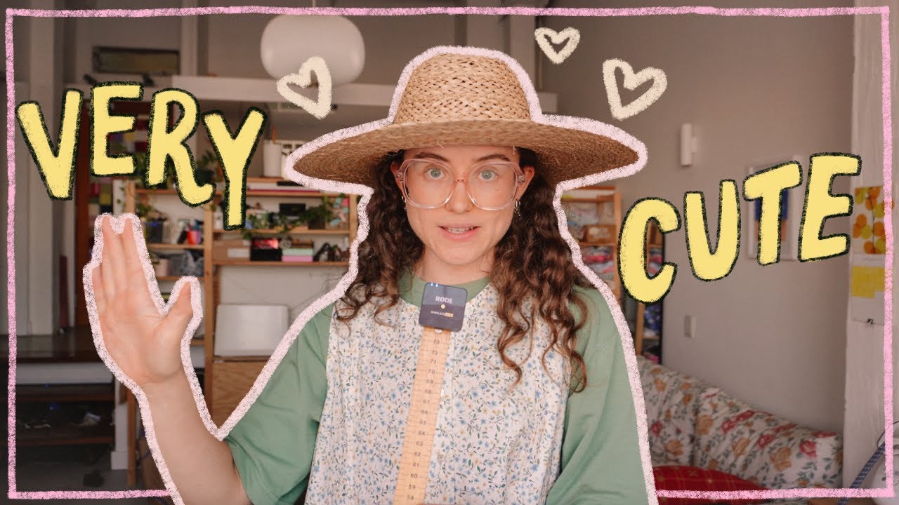 YouTube post by @fromcarlyb for ana luisa. Caption reads: i accidentally made couture pyjamas (part 2).