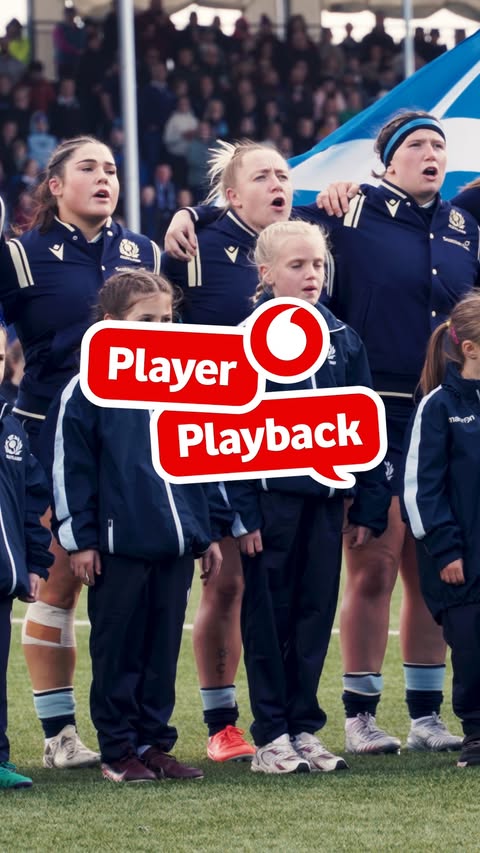 Instagram post by @skelpers6 for Vodafone Group. Caption reads: "To become joint-second most capped female player,....
