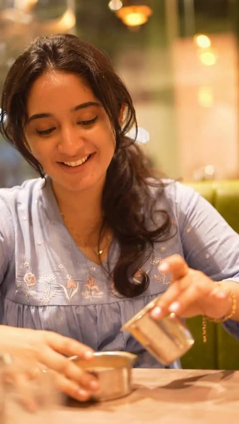 Instagram post by @shreeee_offcl for Lakshmikrishna Naturals. Caption reads: Foodie person but still have to balance your skin....