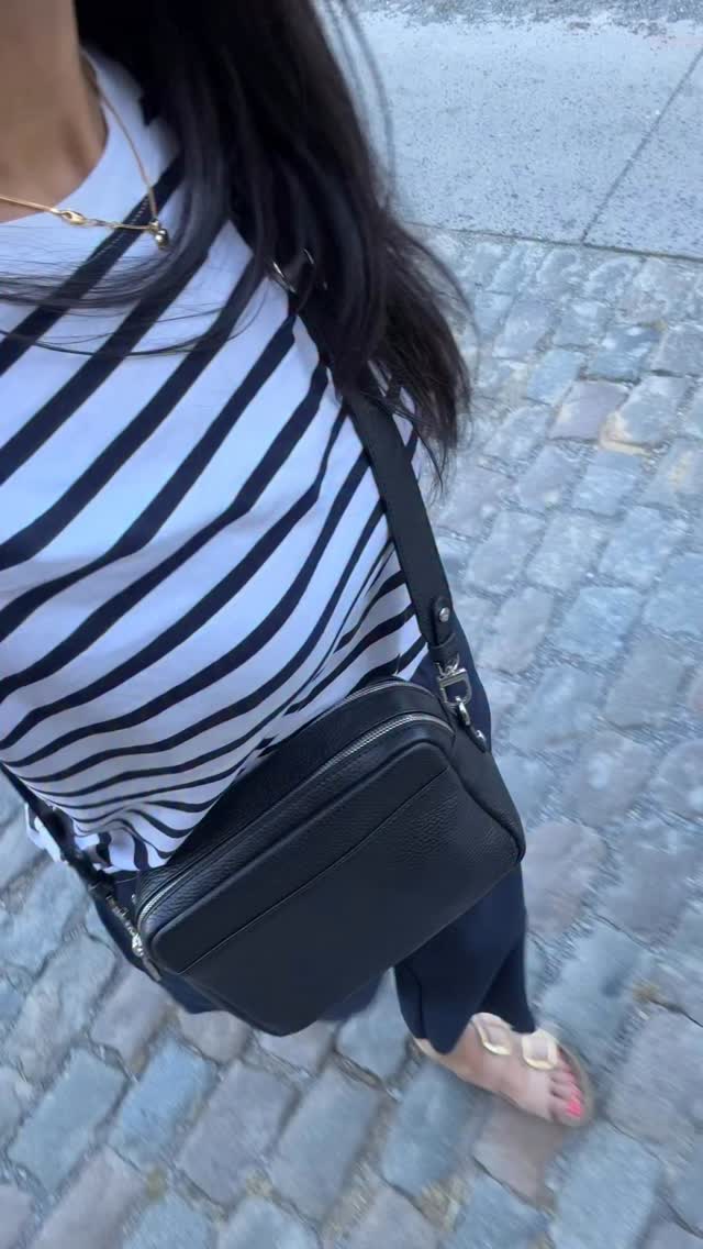 Instagram post by @drshazmamithani for POPPY BARLEY. Caption reads: [...] and versatile bags I’ve owned from....