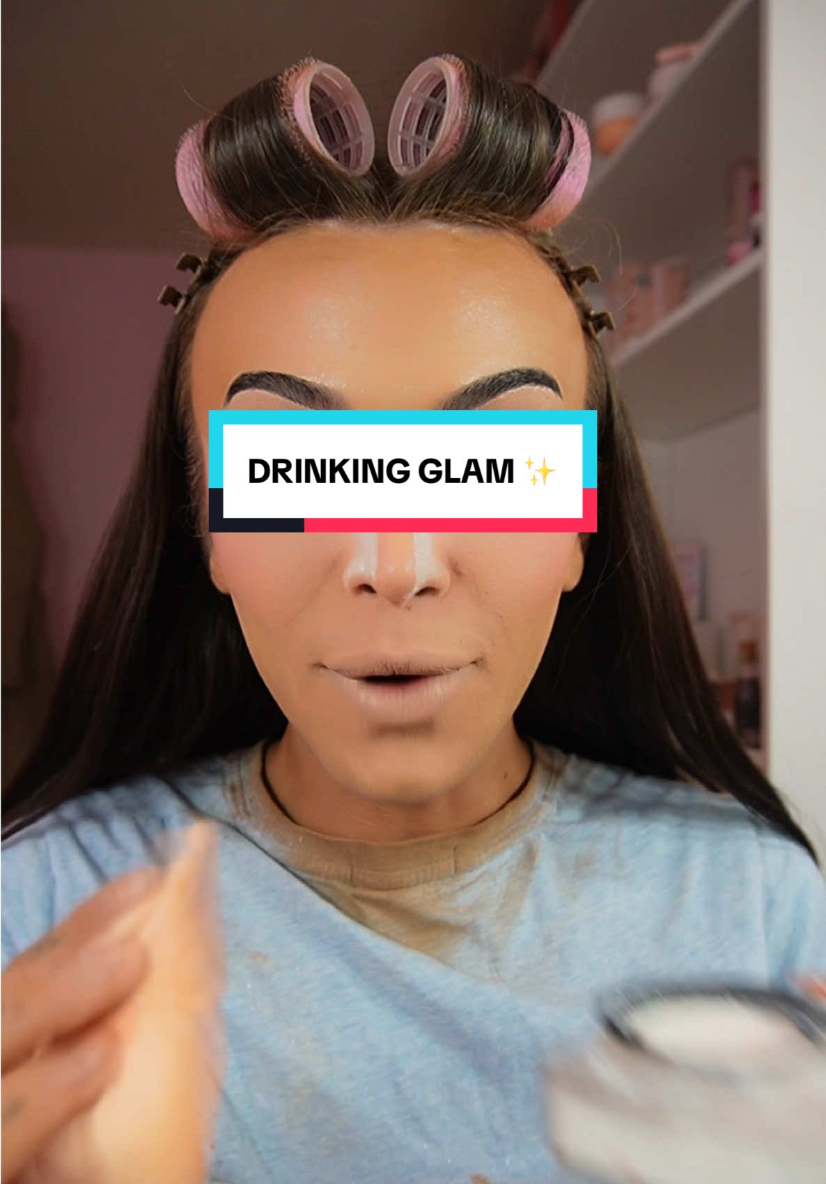 TikTok post by @psmakeup21 for Fenty Beauty. Caption reads: [...] @madebymitchell @Fenty Beauty #grwm....