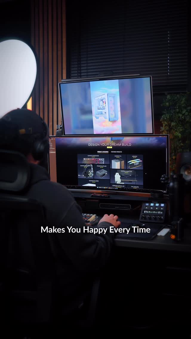 Instagram post by @avrgtech for CORSAIR. Caption reads: It’s DIY Month at Corsair 🖤 Whether you’re....