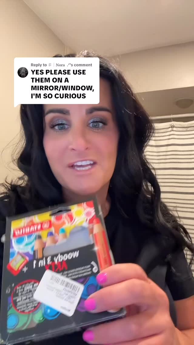 Instagram post by @heather_creative_lettering for STABILO. Caption reads: Linked in my Amazon! @stabilo please send me a big....