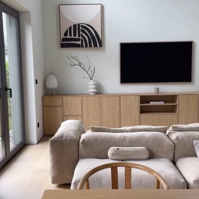 Instagram post by @architectural_fank for Vetsak. Caption reads: Living room of our dreams. 
Most comfy place at....