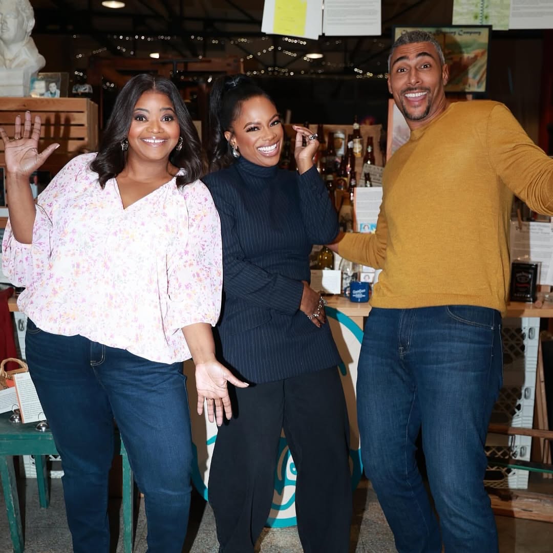 Instagram post by @octaviaspencer for Food Network. Caption reads: [...] episode of #FamilyRecipeShowdown on....