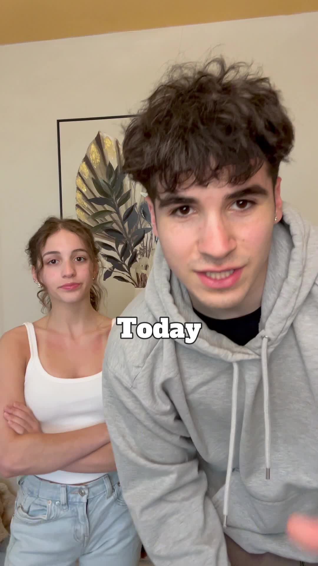 TikTok post by @joealbanese for GoWish. Caption reads: Surprising my little sister with @GoWish #ad.