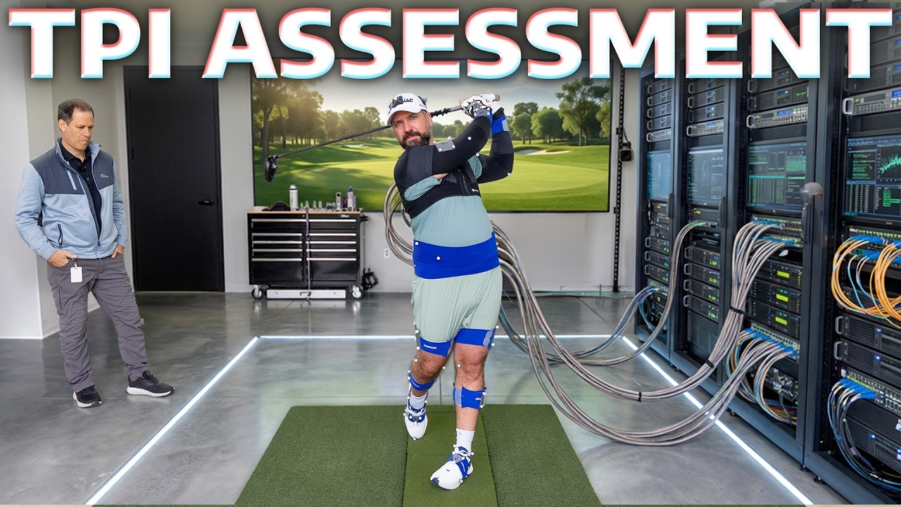 YouTube post by @peterfinchgolf for Музей Восстания Машин Москва. Caption reads: My Game Has Changed Forever…Peter Finch’s TPI....