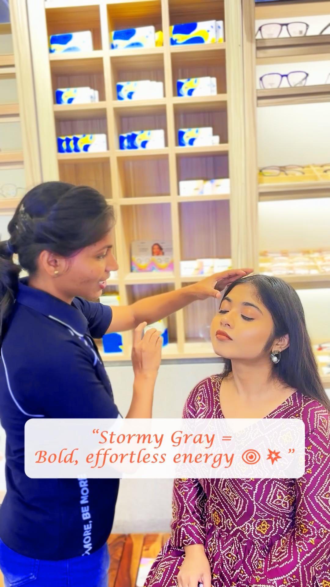 Instagram post by @muskan.sanjukta for Lenskart. Caption reads: #AD Getting ready for my date and this one little....